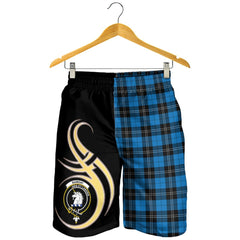 Ramsay Blue Ancient Tartan Crest Men's Short PM8