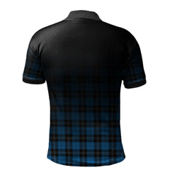 Ramsay Blue Ancient Tartan Polo Shirt - Alba Celtic Style