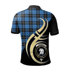 Ramsay Blue Ancient Tartan Polo Shirt - Believe In Me Style