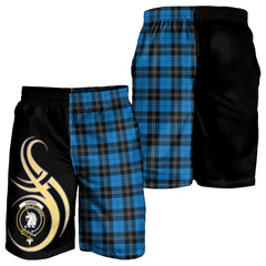 Ramsay Blue Ancient Tartan Crest Men's Short PM8