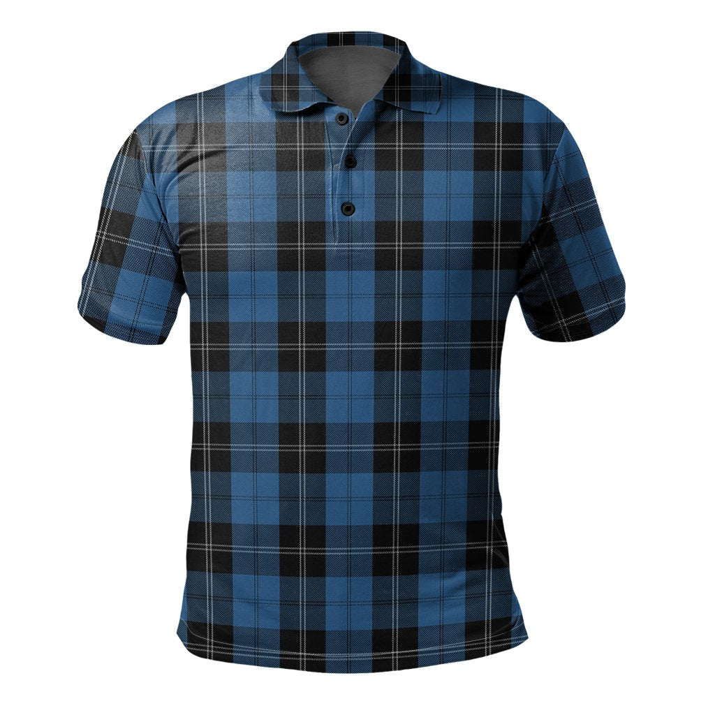 Ramsay Blue Hunting Tartan Polo Shirt