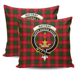 Scottish Rattray Modern Tartan Crest Pillow Cover - Tartan Cushion Cover