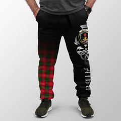 Rattray Modern Tartan Crest Jogger Sweatpants - Alba Celtic Style