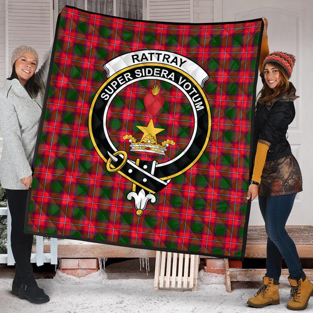 Rattray Modern Tartan Crest Quilt