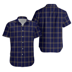 Rhys of Wales Tartan Hawaiian Shirt
