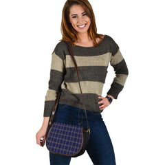 Rhys of Wales Tartan Saddle Handbags
