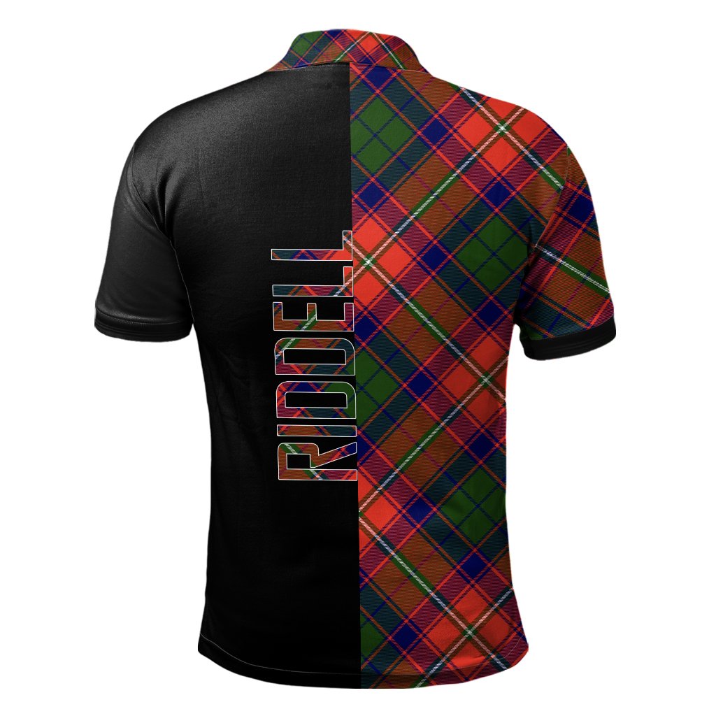 Riddell Tartan Polo Shirt Half of Me - Cross Style