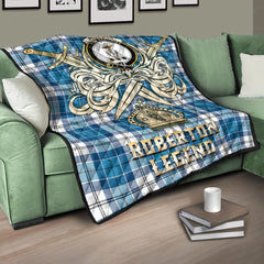 Roberton Tartan Crest Legend Gold Royal Premium Quilt