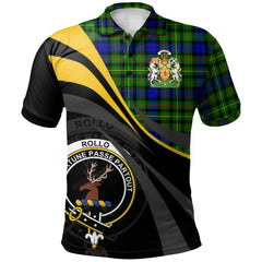 Rollo Modern Tartan Polo Shirt - Royal Coat Of Arms Style