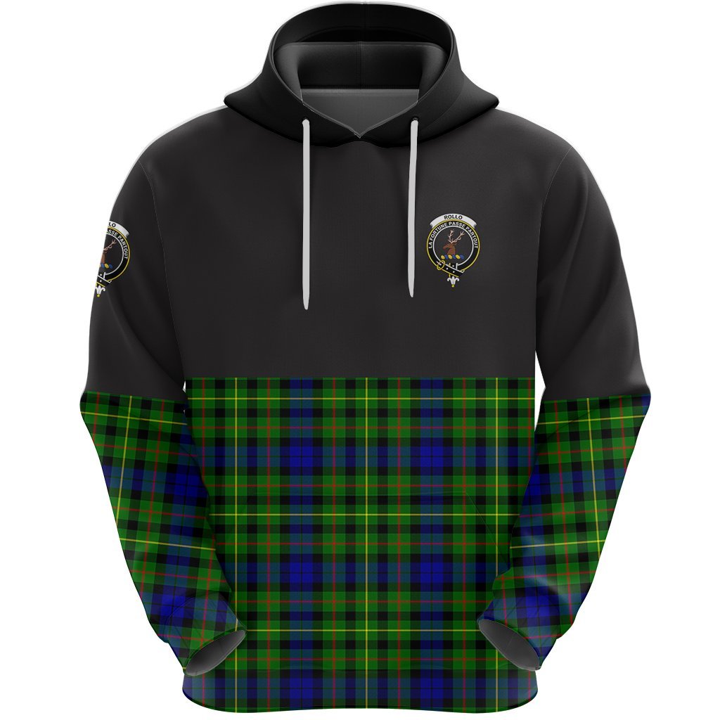 Rollo Modern Clan Half Of Tartan Hoodie