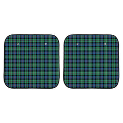 Rose Hunting Ancient Tartan Car Sun Shade - 2 Pieces