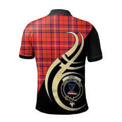 Rose Modern Tartan Polo Shirt - Believe In Me Style