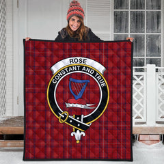 Rose of Kilravock Tartan Crest Quilt