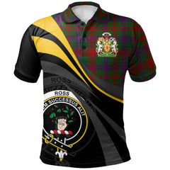 Ross 03 Tartan Polo Shirt - Royal Coat Of Arms Style