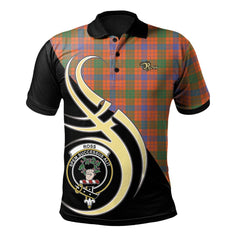 Ross Ancient Tartan Polo Shirt - Believe In Me Style
