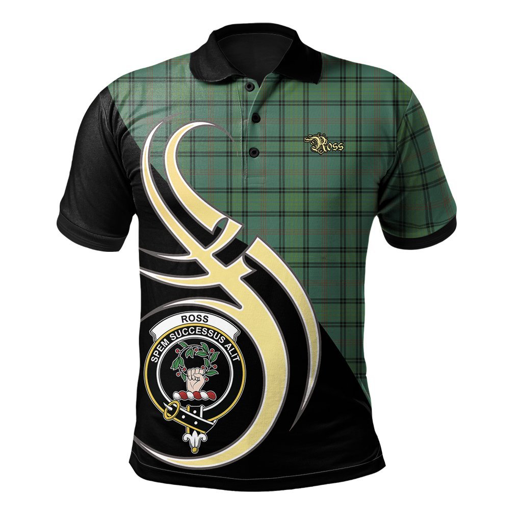 Ross Hunting Ancient Tartan Polo Shirt - Believe In Me Style
