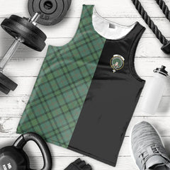 Ross Hunting Ancient Tartan Crest Men's Tank Top - Cross Style