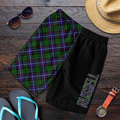 Russell Modern Tartan Crest Men's Short - Cross Style