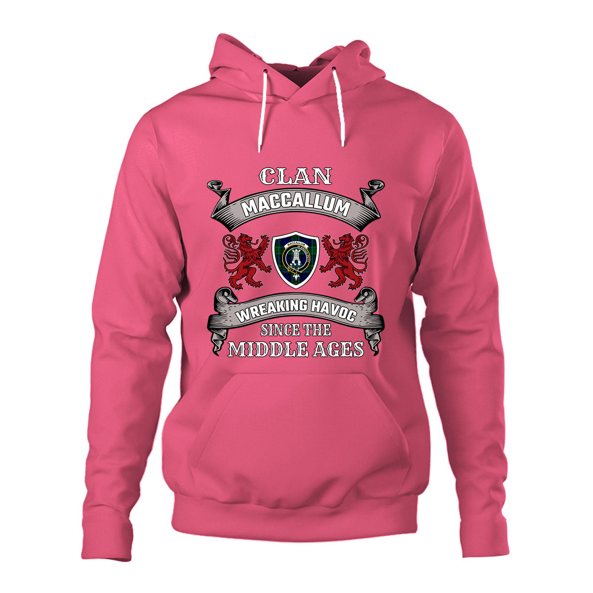 MacCallum Family Tartan - 2D Unisex Hoodie