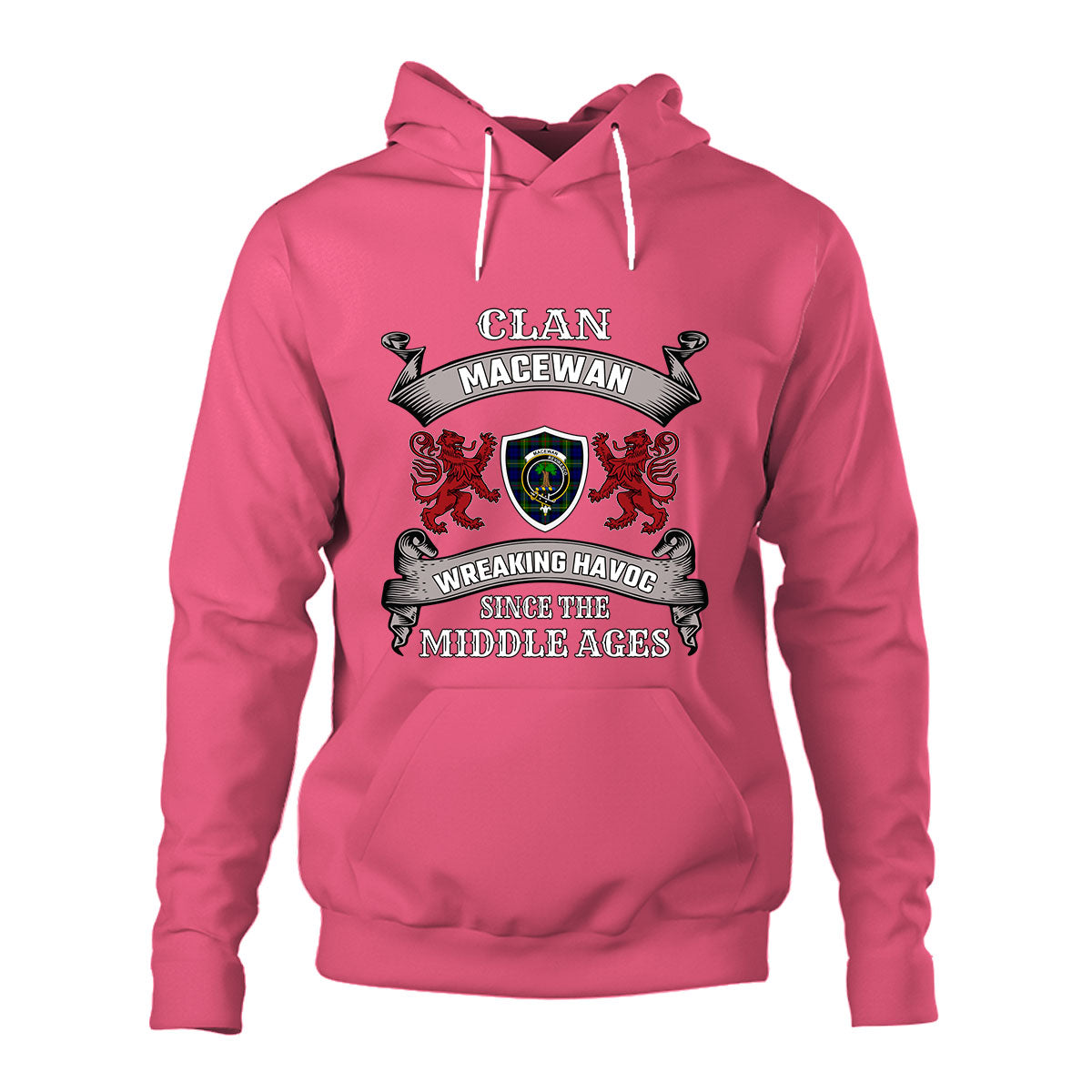 MacEwan Family Tartan - 2D Unisex Hoodie