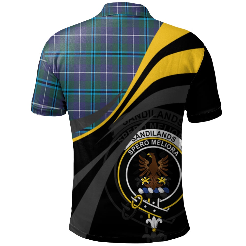 Sandilands Tartan Polo Shirt - Royal Coat Of Arms Style