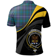 Sandilands Tartan Polo Shirt - Royal Coat Of Arms Style