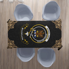 Sandilands Crest Tablecloth - Black Style