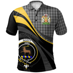 Scott 03 Tartan Polo Shirt - Royal Coat Of Arms Style