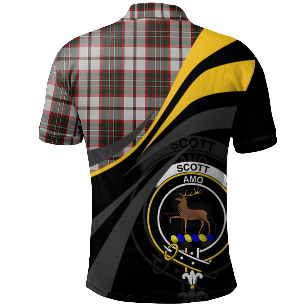 Scott Dress 01 Tartan Polo Shirt - Royal Coat Of Arms Style