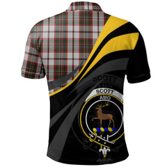 Scott Dress 01 Tartan Polo Shirt - Royal Coat Of Arms Style