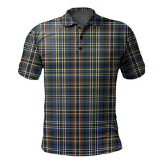 Scott Green Modern Tartan Polo Shirt