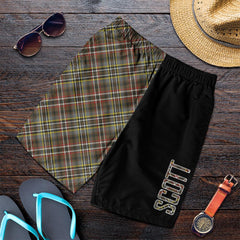 Scott Green Weathered Tartan Crest Men's Short - Cross Style