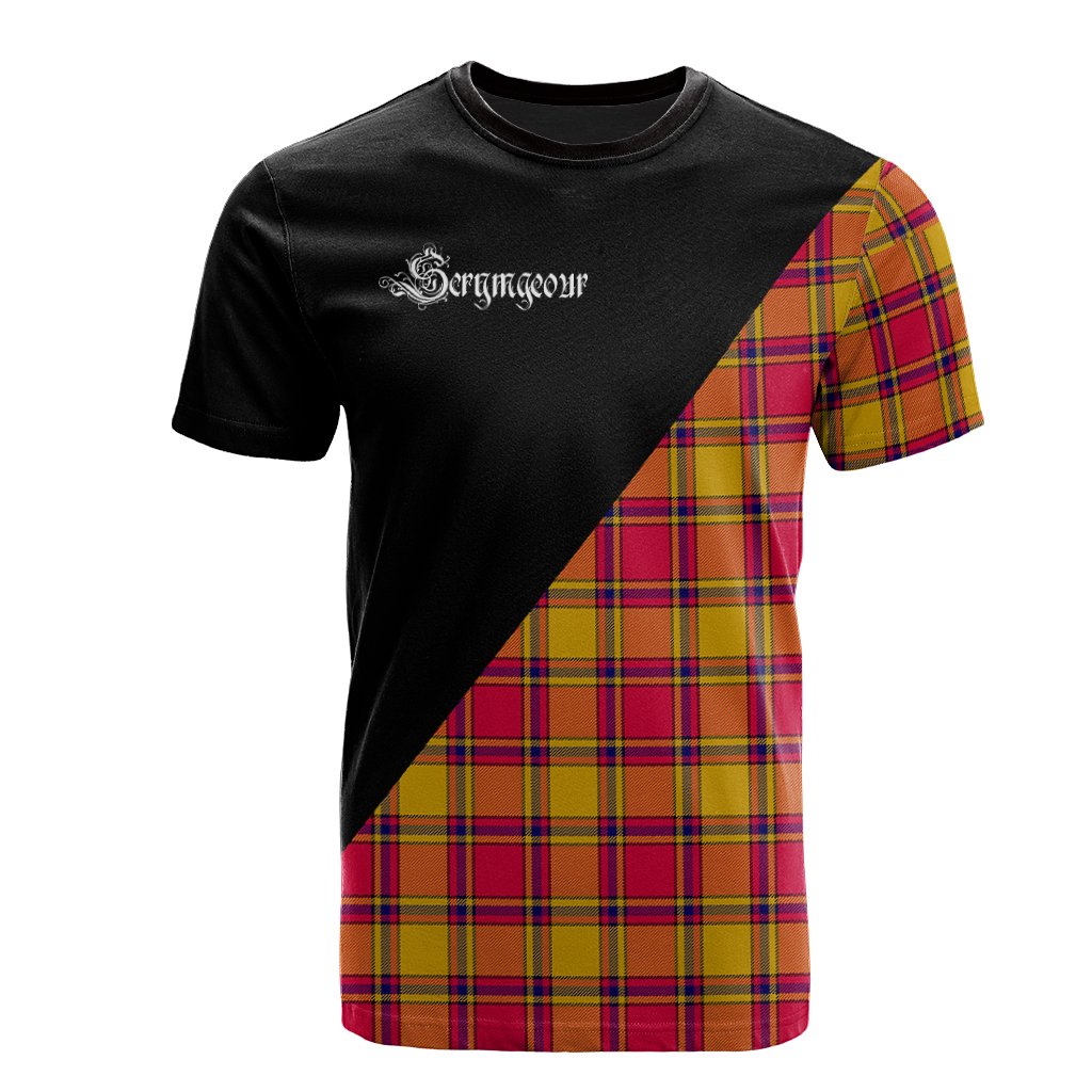 Scrymgeour Tartan - Military T-Shirt