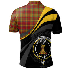 Scrymgeour Tartan Polo Shirt - Royal Coat Of Arms Style