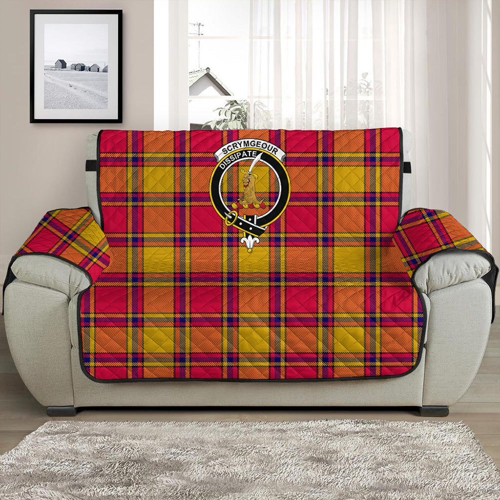 Scrymgeour Tartan Crest Sofa Protector