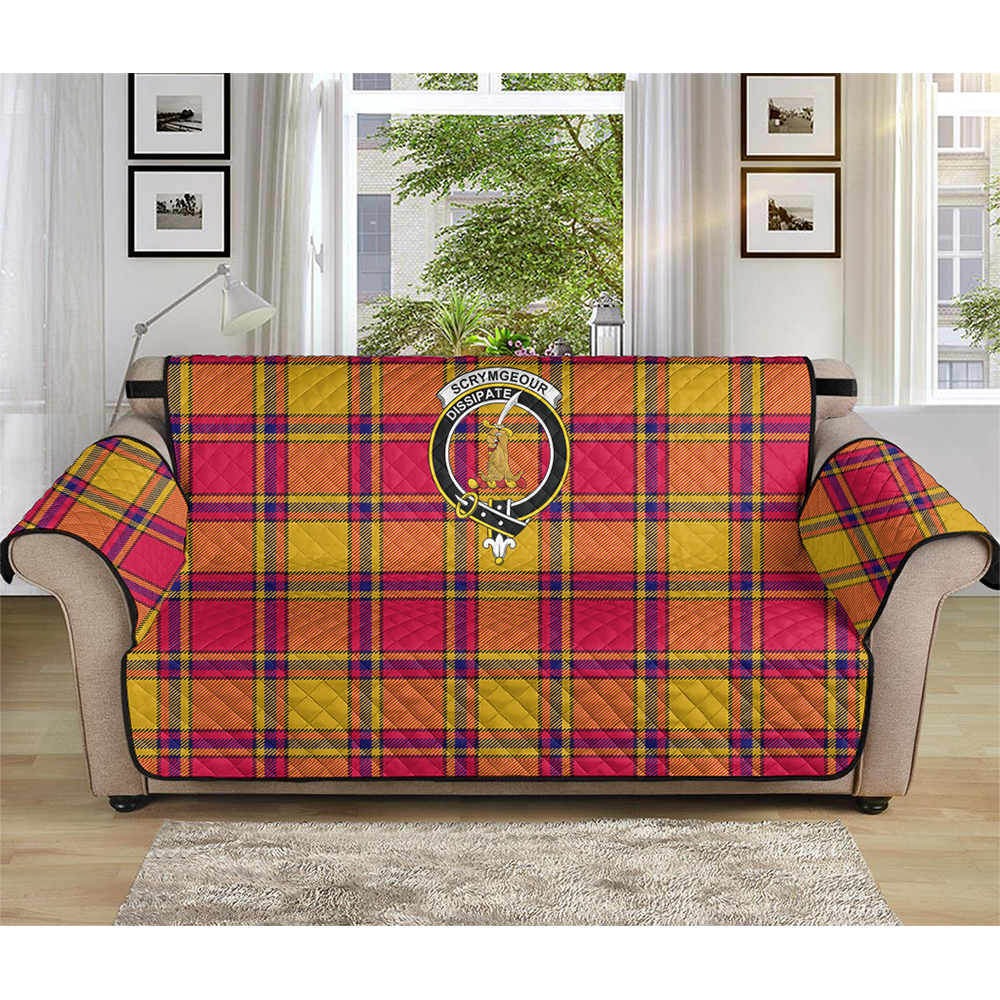Scrymgeour Tartan Crest Sofa Protector