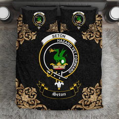 Seton Crest Black Bedding Set