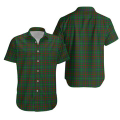 Shaw of Tordarroch Green Hunting Tartan Hawaiian Shirt