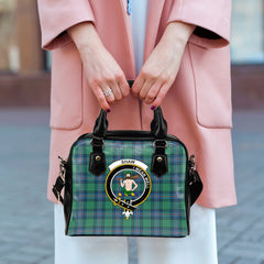 Shaw of Sauchie Tartan Crest Shoulder Handbags
