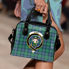 Shaw of Sauchie Tartan Crest Shoulder Handbags
