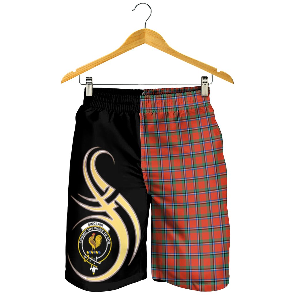 Sinclair Ancient Tartan Crest Men's Short PM8