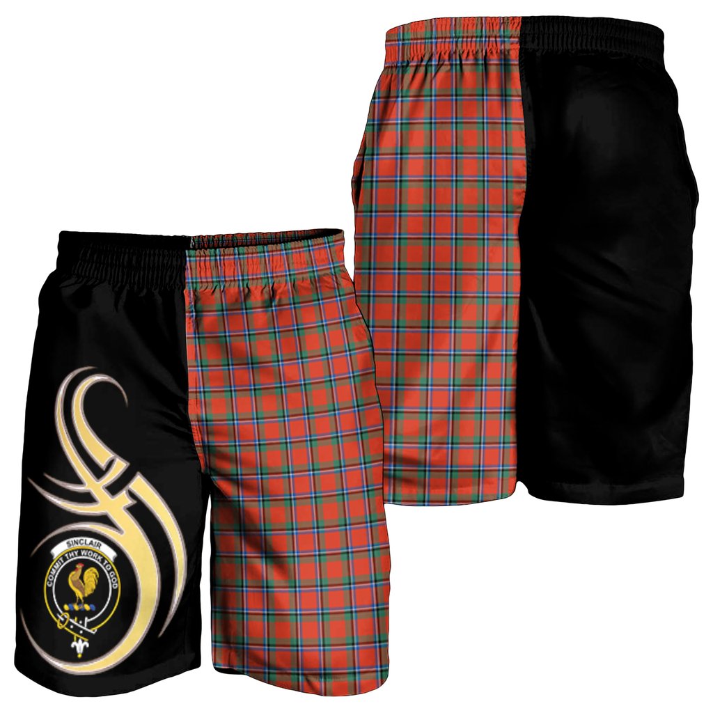 Sinclair Ancient Tartan Crest Men's Short PM8