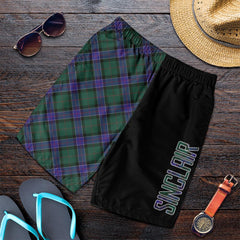Sinclair Hunting Modern Tartan Crest Men's Short - Cross Style