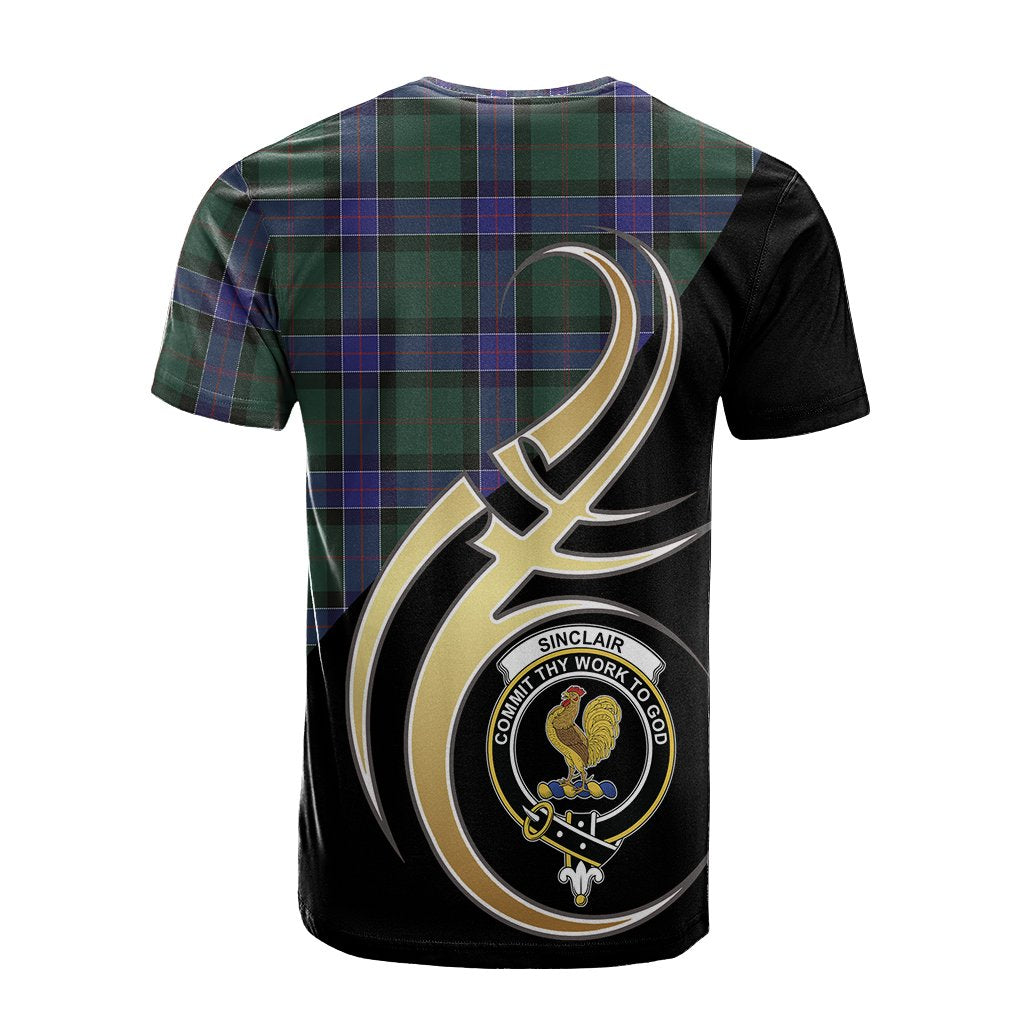 Sinclair Hunting Modern Tartan T-shirt - Believe In Me Style