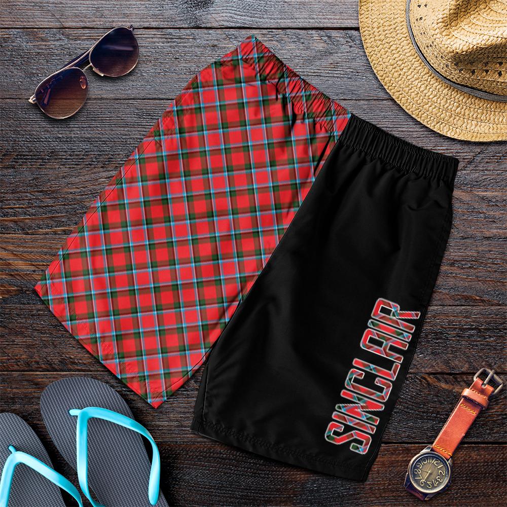 Sinclair Modern Tartan Crest Men's Short - Cross Style