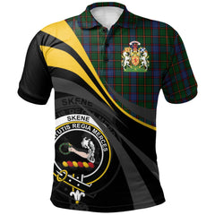 Skene 01 Tartan Polo Shirt - Royal Coat Of Arms Style