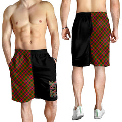 Skene Modern Tartan Crest Men's Short - Cross Style