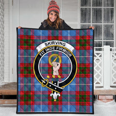 Skirving Tartan Crest Quilt