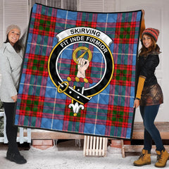 Skirving Tartan Crest Quilt