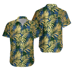 Smithers Tartan Vintage Leaves Hawaiian Shirt